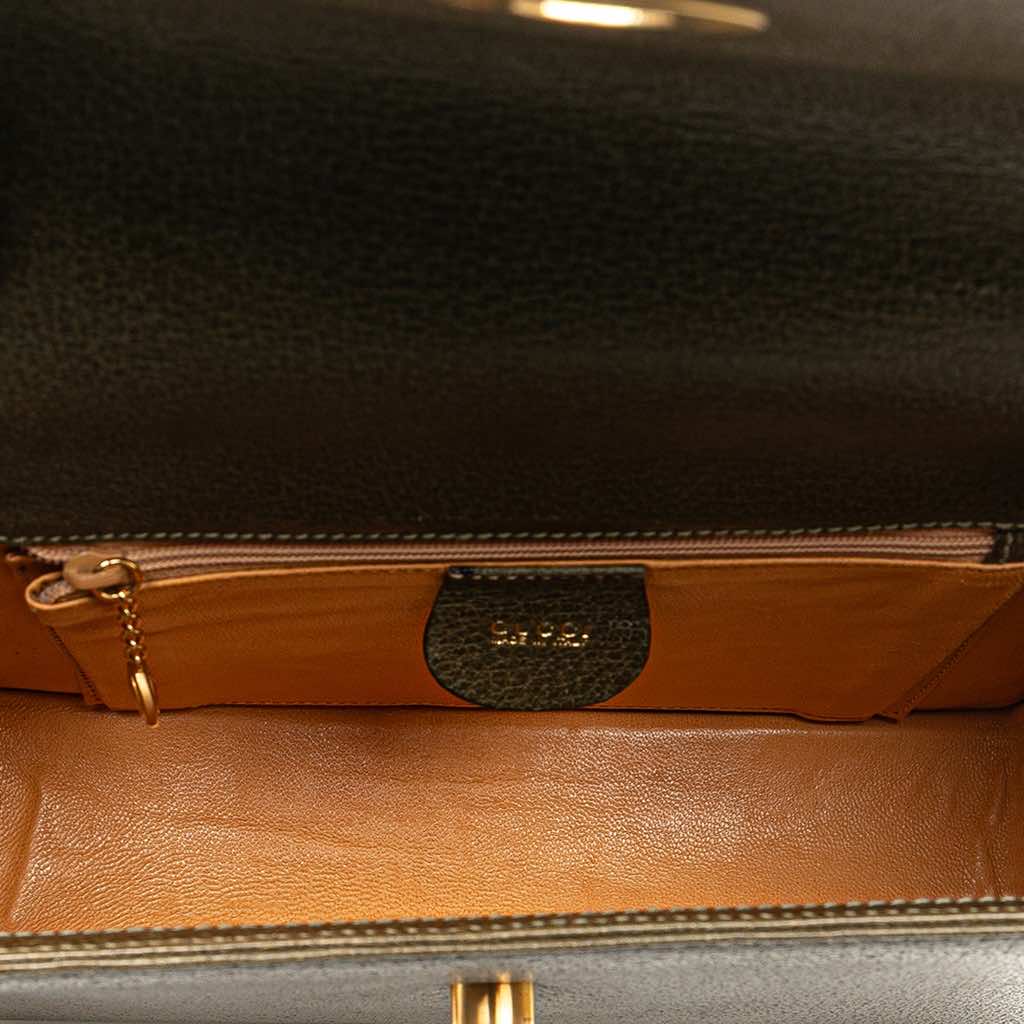 Gucci Leather Bamboo Satchel - 4