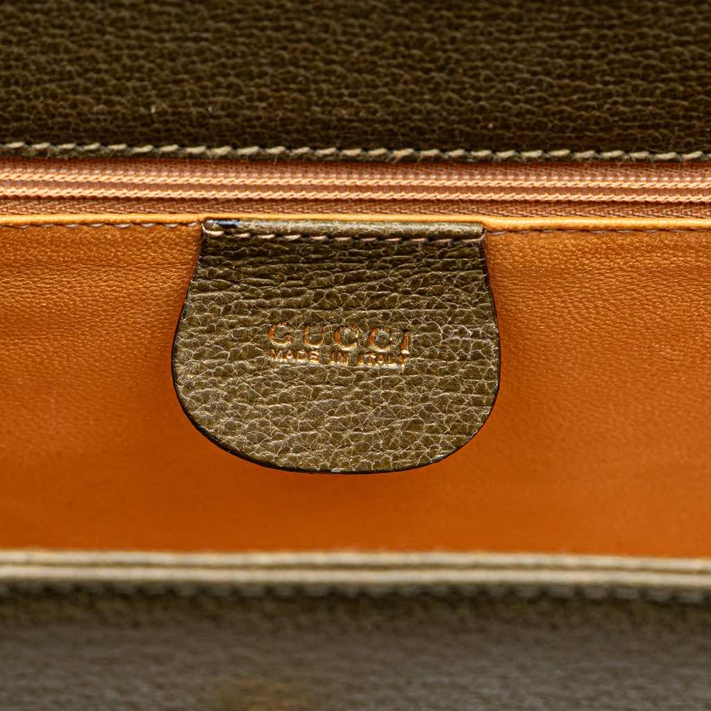 Gucci Leather Bamboo Satchel - 5