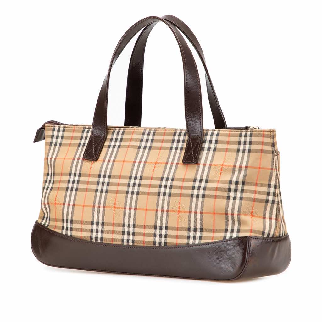 Burberry Haymarket Check Canvas Handbag - 2
