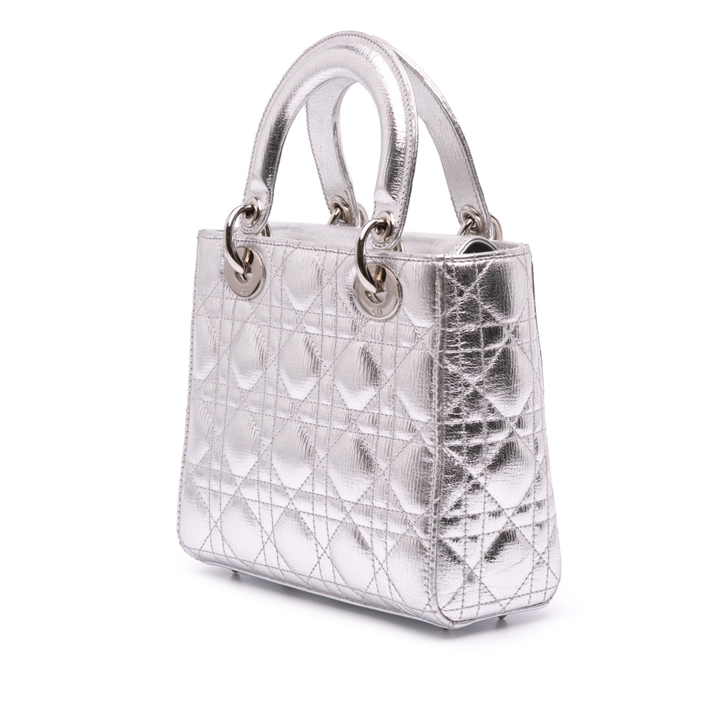 Dior Small Metallic Grained Calfskin Cannage My ABCDior Lady Dior - 2