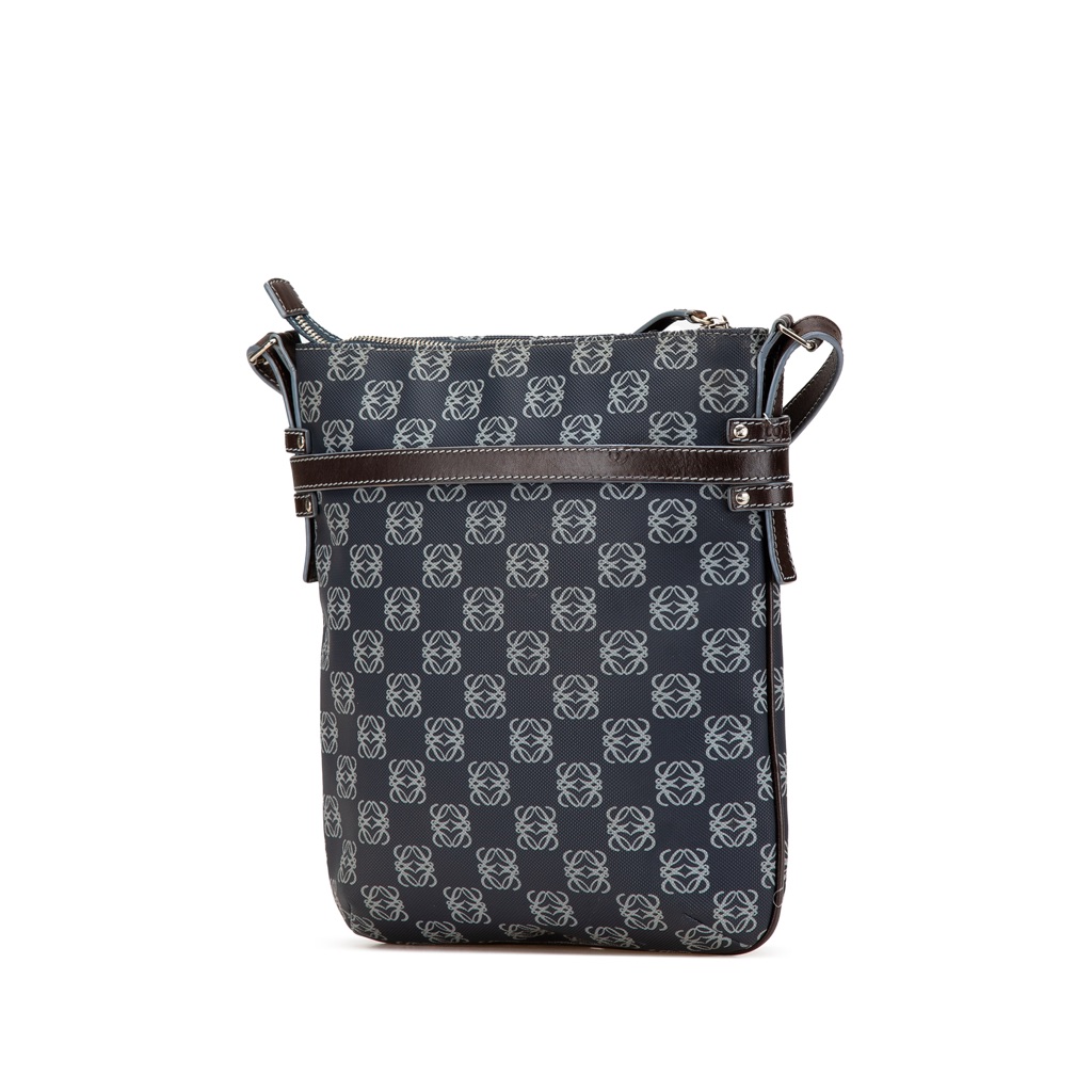 Loewe Anagram Coated Canvas Crossbody - Back view