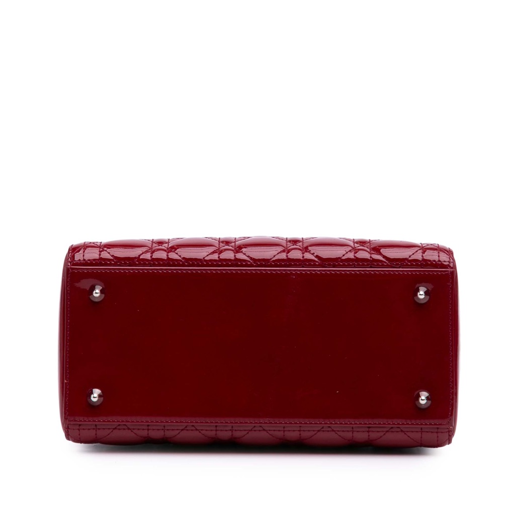Dior Medium Patent Cannage Lady Dior - 3