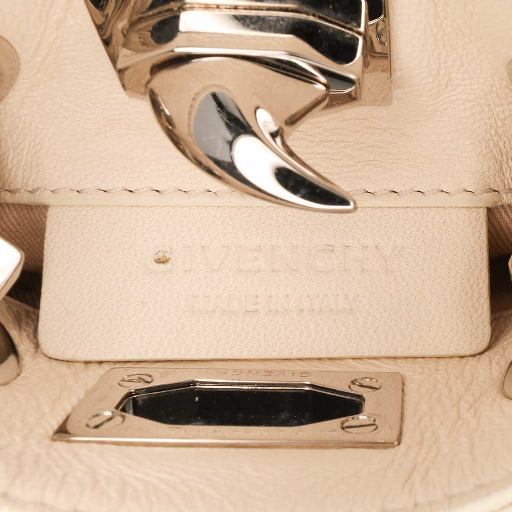 Givenchy Leather Shark Lock Chain Shoulder Bag - Side view