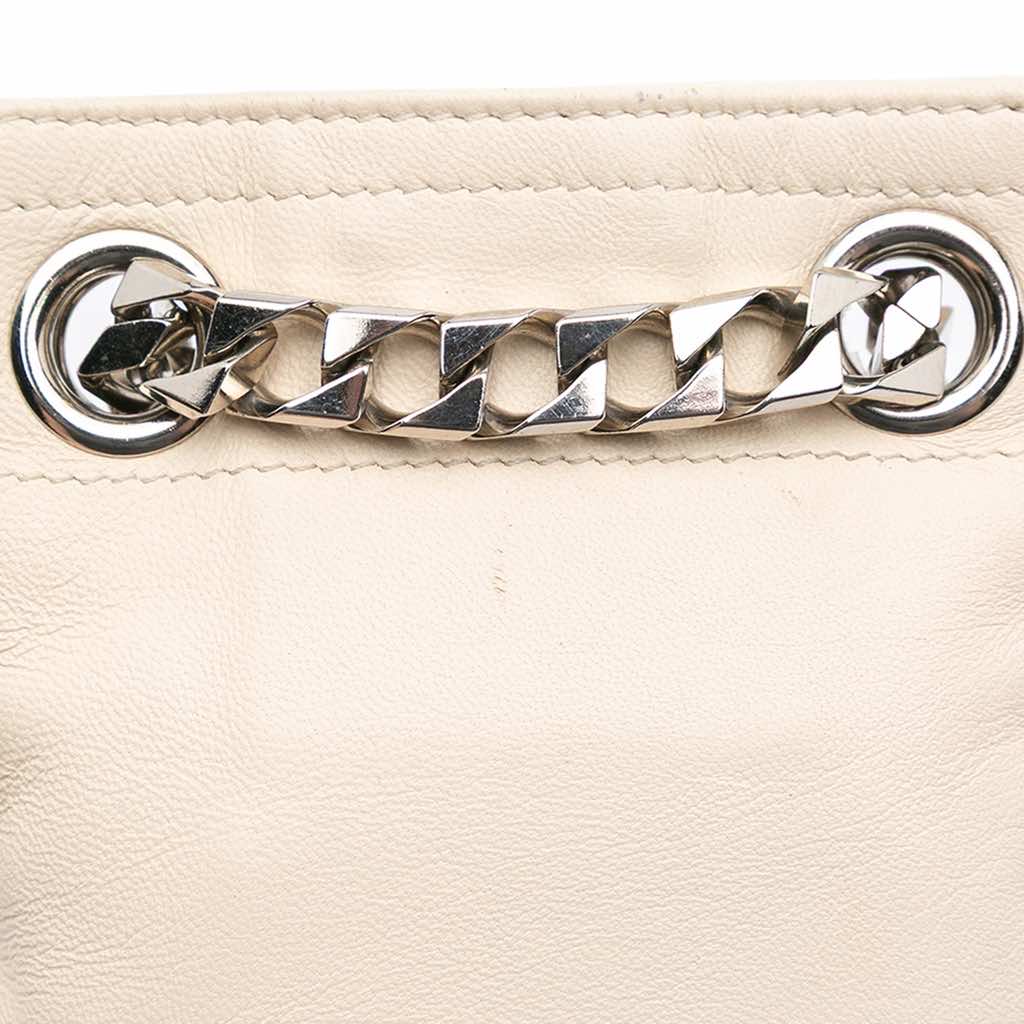 Givenchy Leather Shark Lock Chain Shoulder Bag - Detail 2