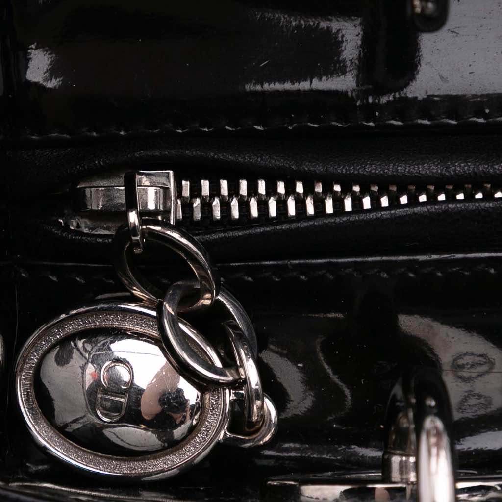 Dior Medium Patent Cannage Lady Dior - Detail 2