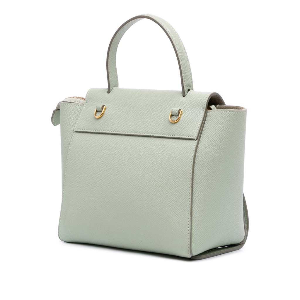 Celine Nano Grained Calfskin Belt Bag - Back view