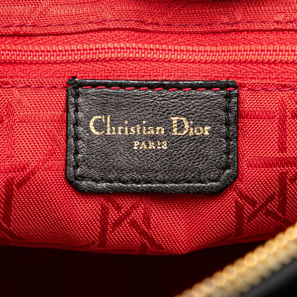 Dior Medium Lambskin Cannage Lady Dior - 5