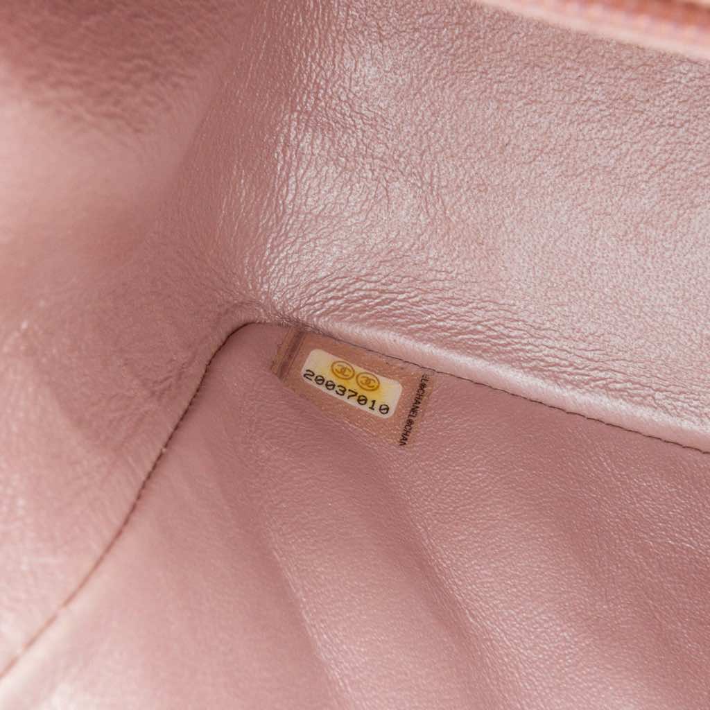 Chanel Mini Square Classic Metallic Calfskin Single Flap - 5