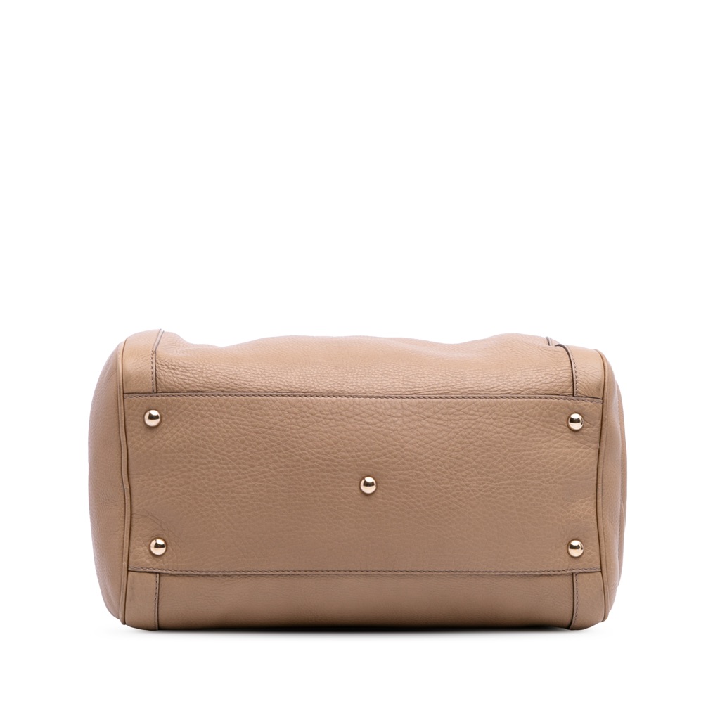 Gucci Pebbled Calfskin Soho Cellarius Boston - 3