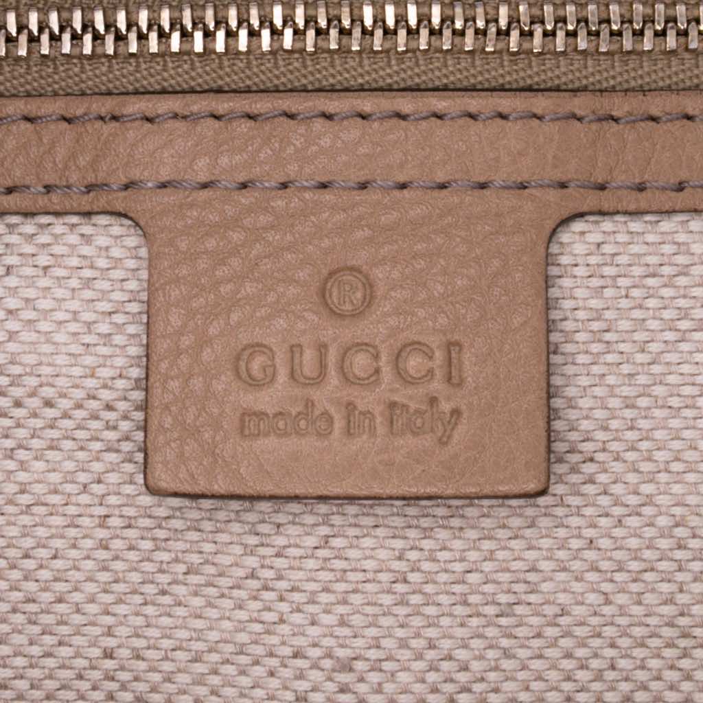 Gucci Pebbled Calfskin Soho Cellarius Boston - 5