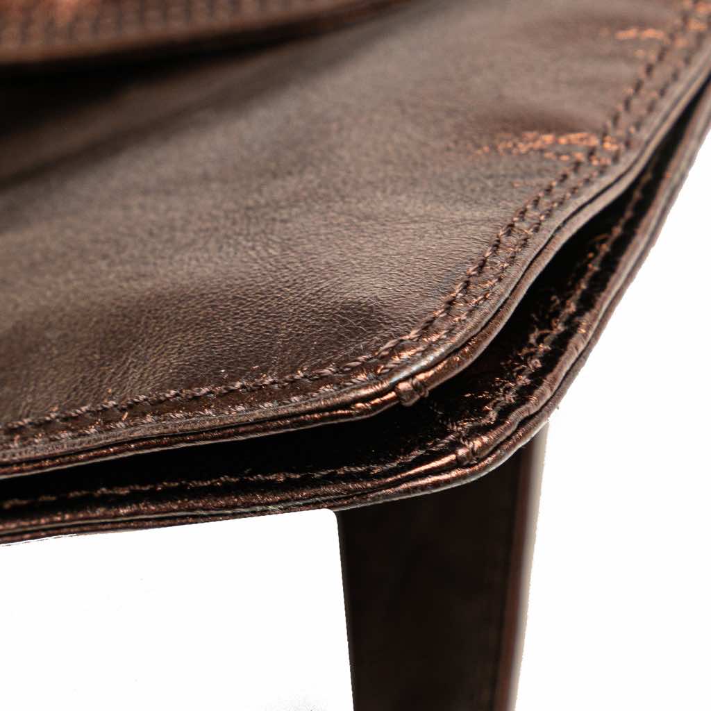 Chanel Metallic Lambskin Flap Crossbody - Image 14