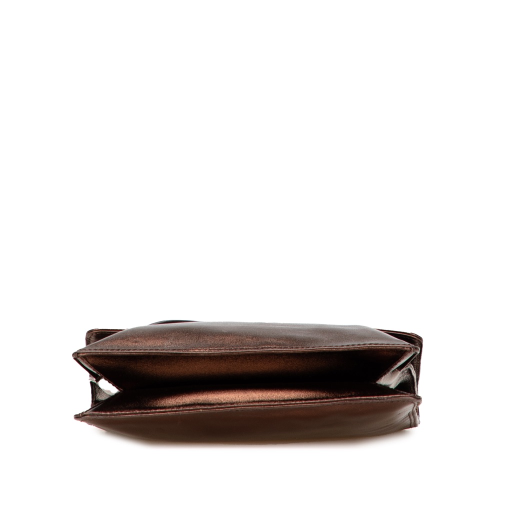 Chanel Metallic Lambskin Flap Crossbody - Image 6