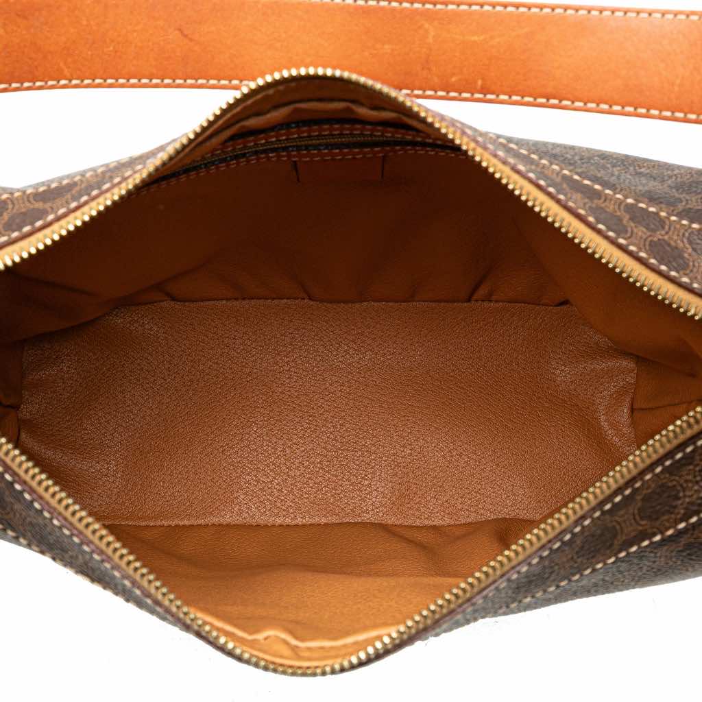 Celine Macadam Coated Canvas Shoulder Bag - 4