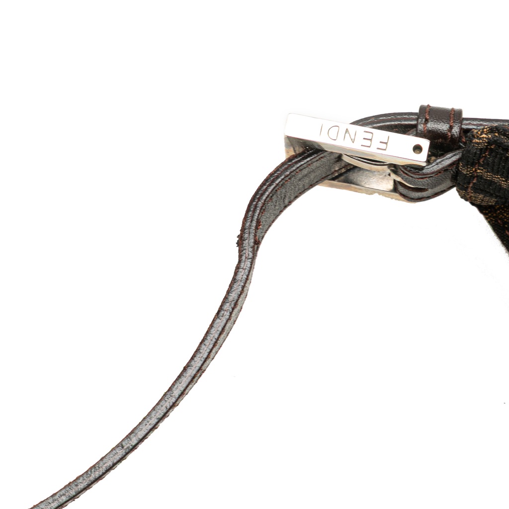 Fendi Zucca Canvas Shoulder Bag - Image 13