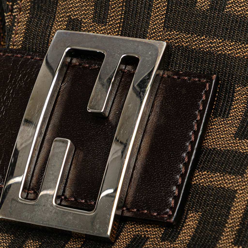 Fendi Zucca Canvas Shoulder Bag - Image 10