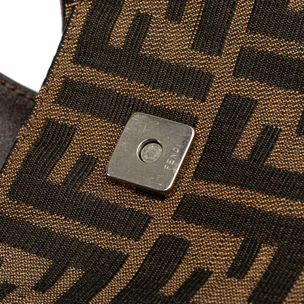 Fendi Zucca Canvas Shoulder Bag - Image 11