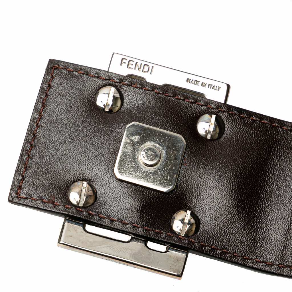 Fendi Zucca Canvas Shoulder Bag - Image 12