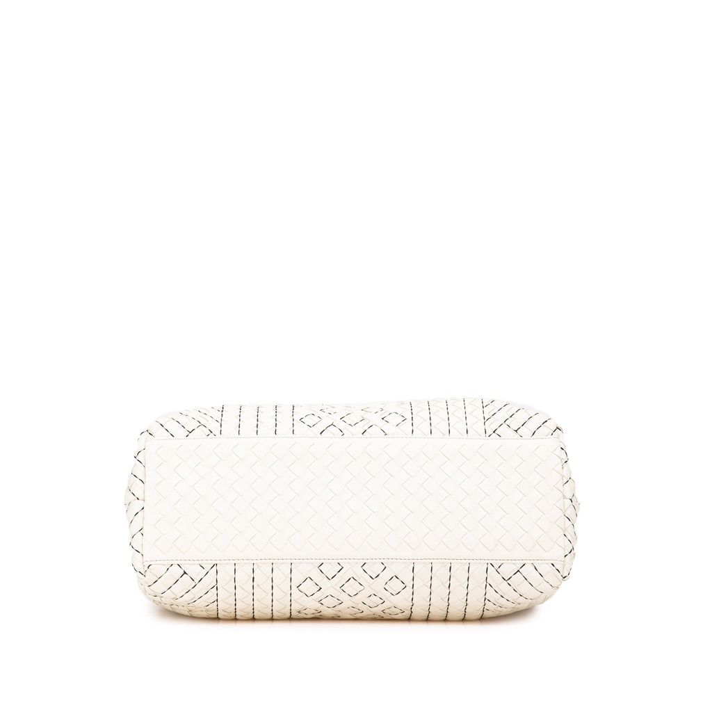 Bottega Veneta Medium Intrecciato Stitched Double Chain Tote - Image 6