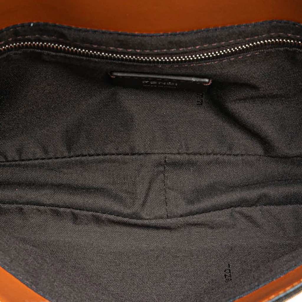 Fendi Zucca Canvas and Leather Convertible Baguette - 4