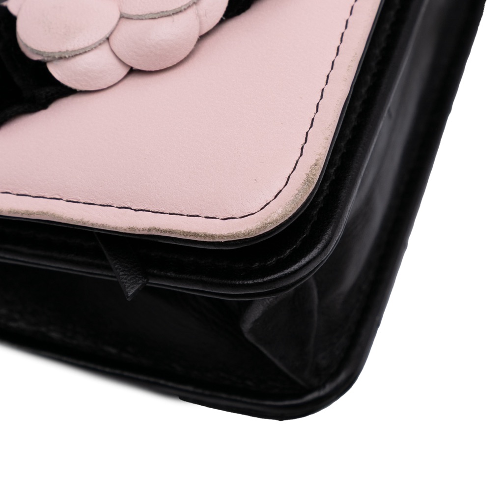 Chanel Bicolor Quilted Lambskin Camellia Wallet on Chain - Image 14