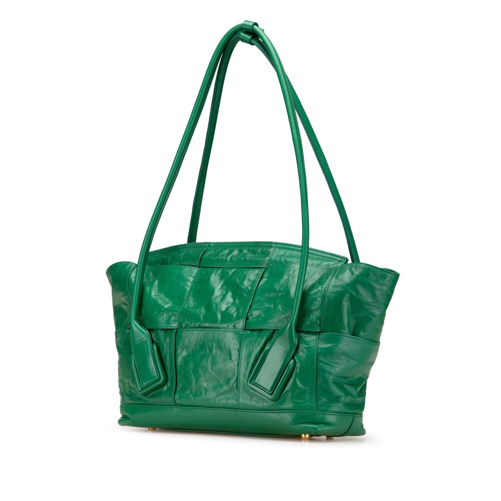 Bottega Veneta Medium Calfskin Maxi Intrecciato Arco Slouch Tote - 2