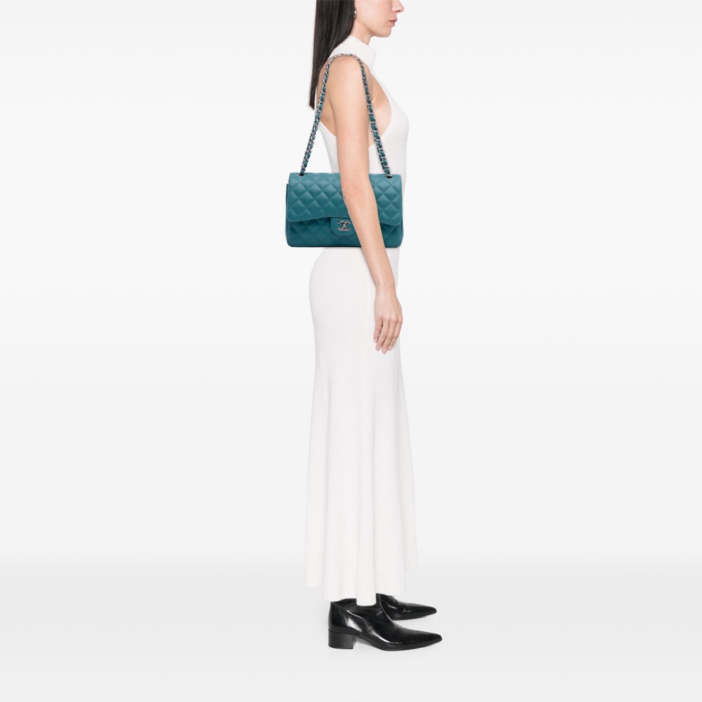 Chanel Jumbo Classic Lambskin Double Flap - Image 14