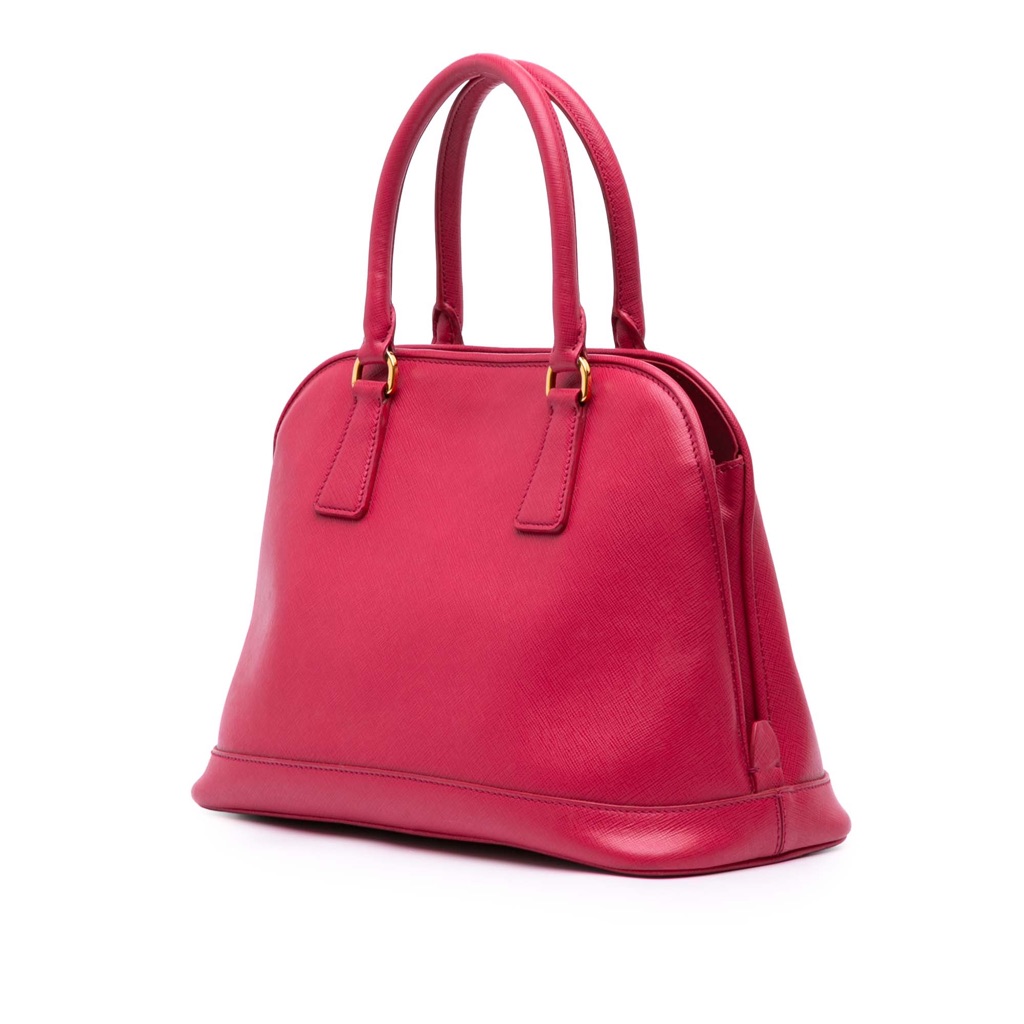 Prada Medium Saffiano Lux Open Promenade Satchel - 2