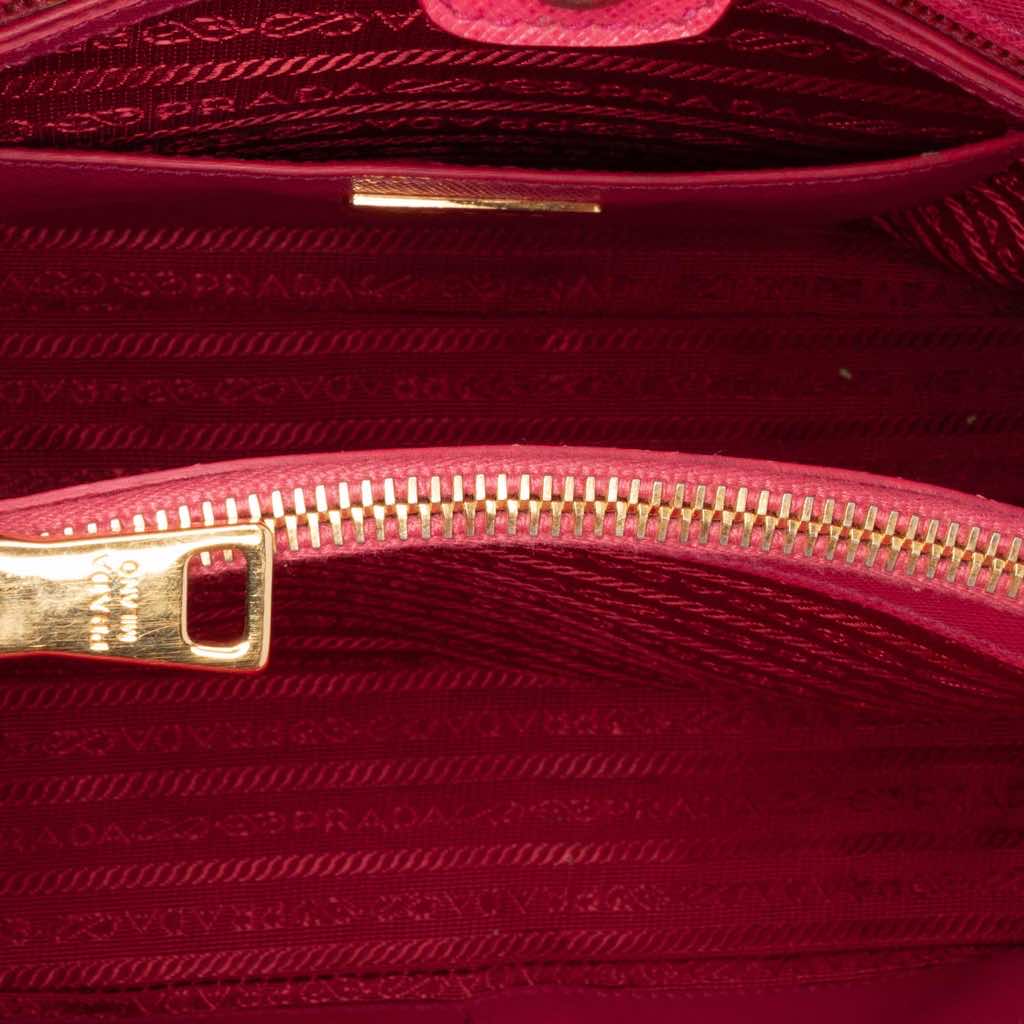 Prada Medium Saffiano Lux Open Promenade Satchel - 4