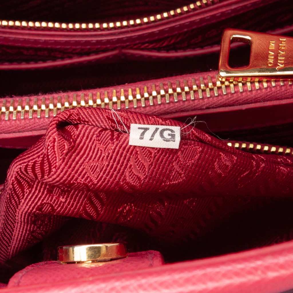 Prada Medium Saffiano Lux Open Promenade Satchel - 5