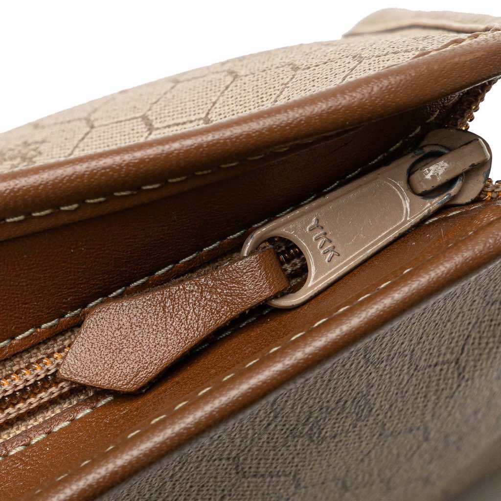 Dior Honeycomb Coated Canvas Clutch - Image 10