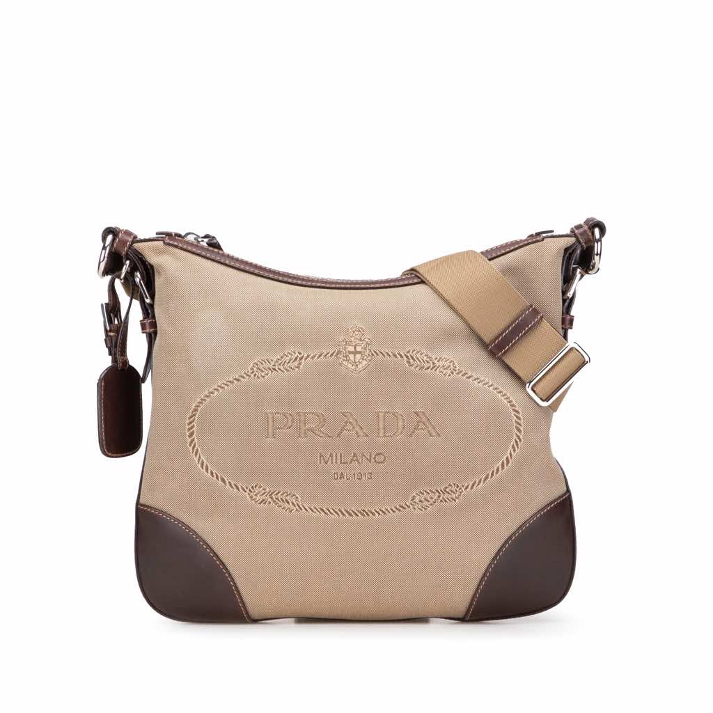 Prada Canvas Canapa Logo Crossbody