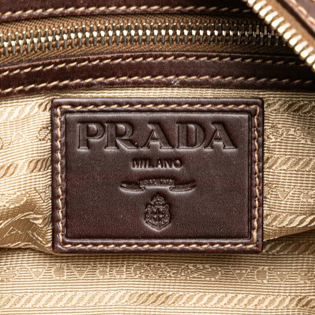 Prada Canvas Canapa Logo Crossbody - Side view