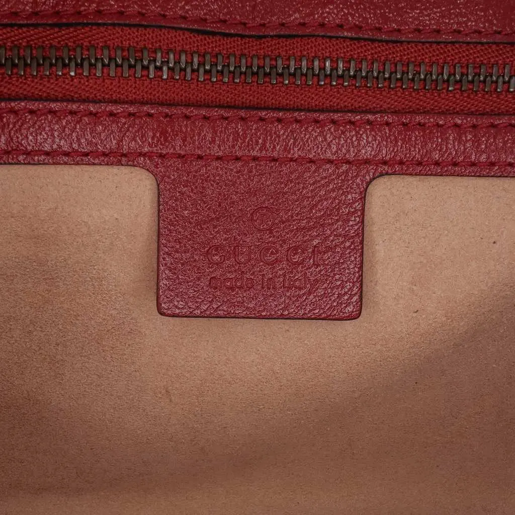 Gucci Small GG Marmont Matelasse Leather Torchon Flap Crossbody Black Leather Good - Box View