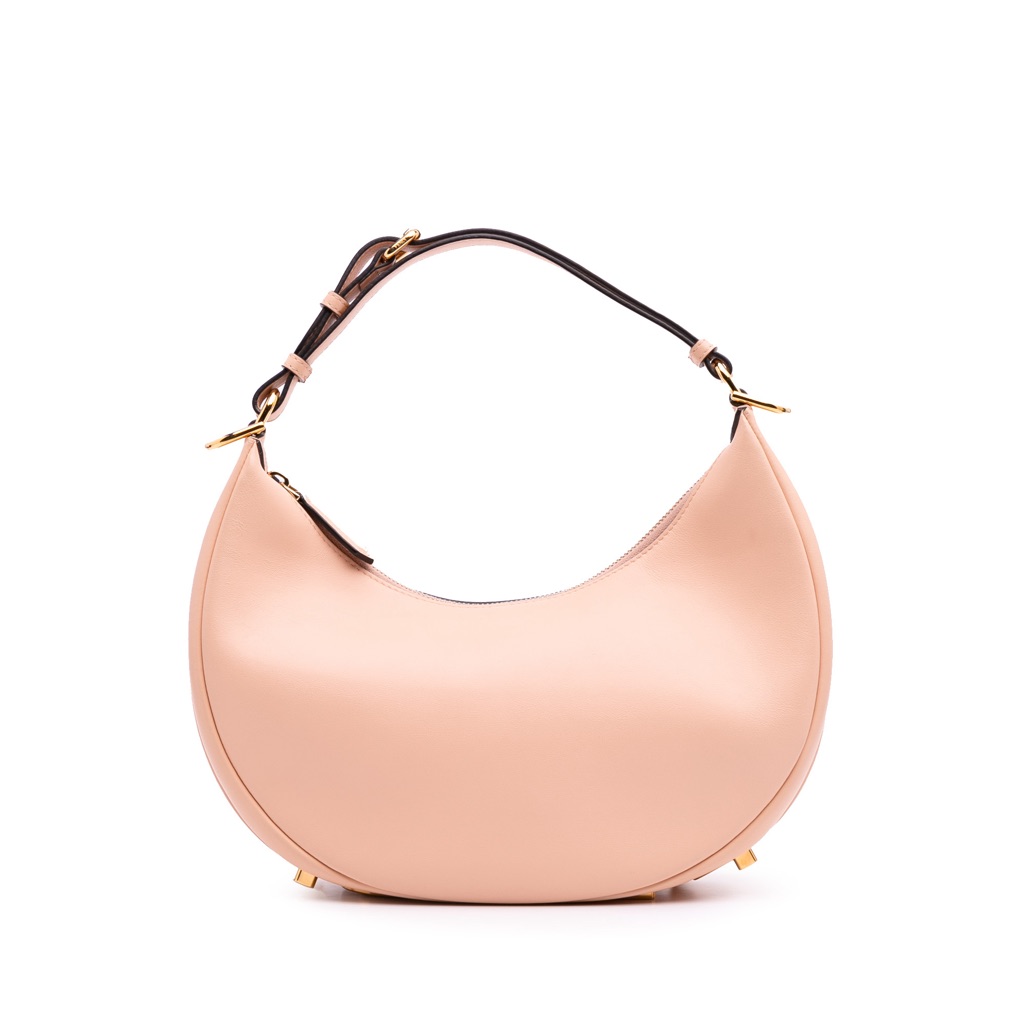 Fendi Small Leather Fendigraphy Hobo