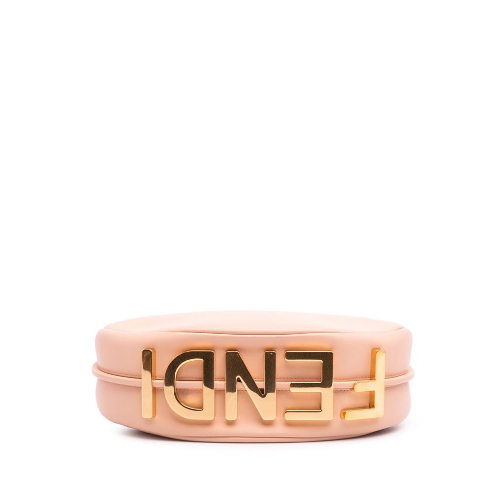 Fendi Small Leather Fendigraphy Hobo - Image 6