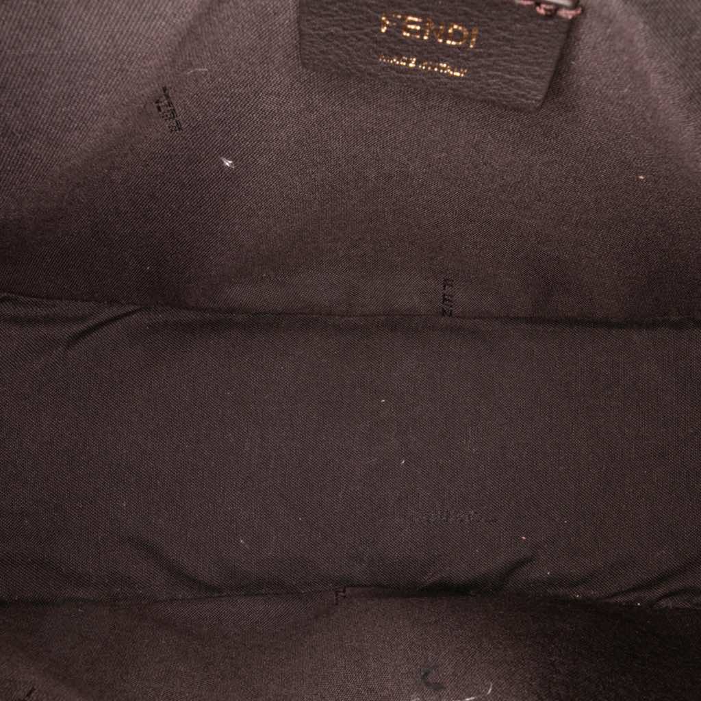 Fendi Small Leather Fendigraphy Hobo - 4