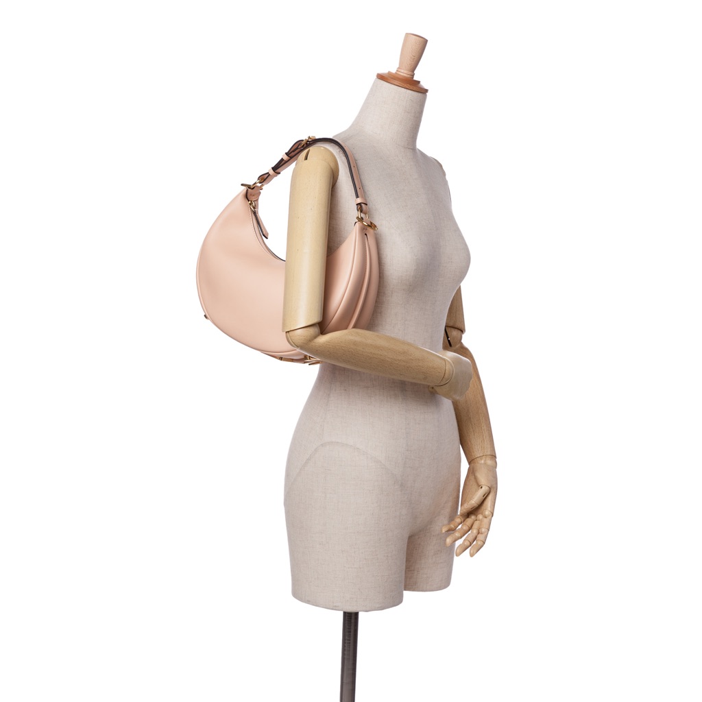 Fendi Small Leather Fendigraphy Hobo - Image 12