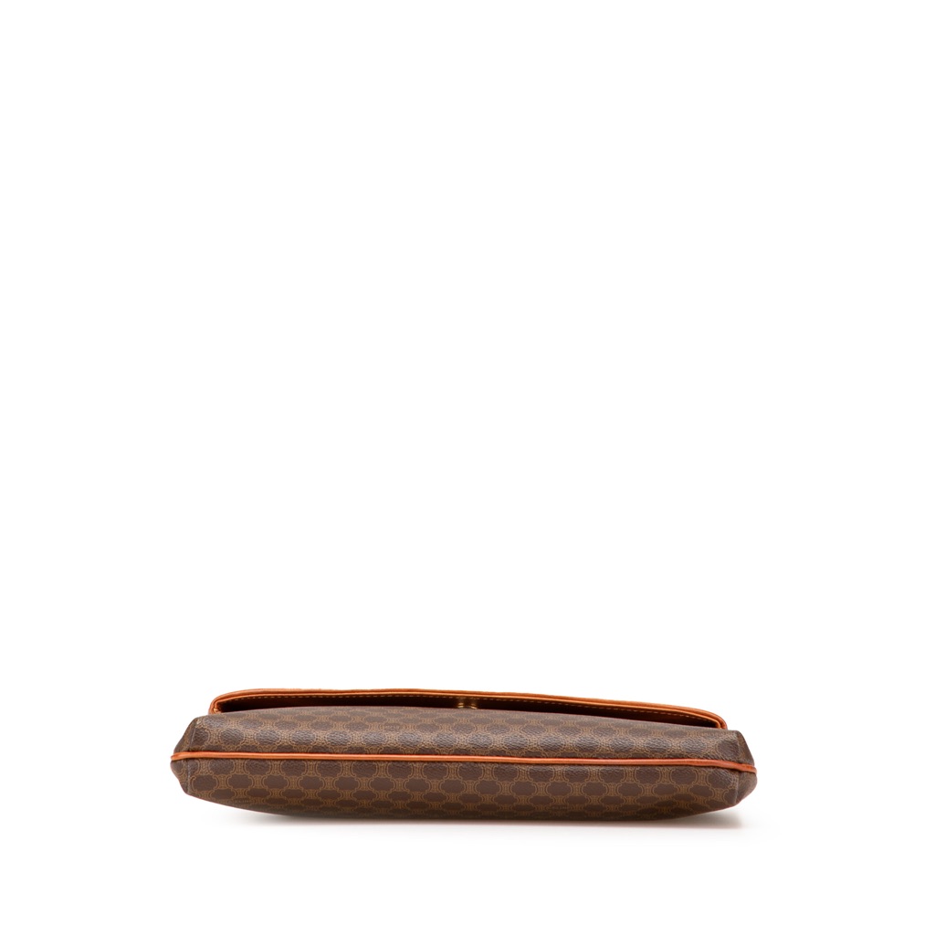 Celine Macadam Coated Canvas Clutch - 3