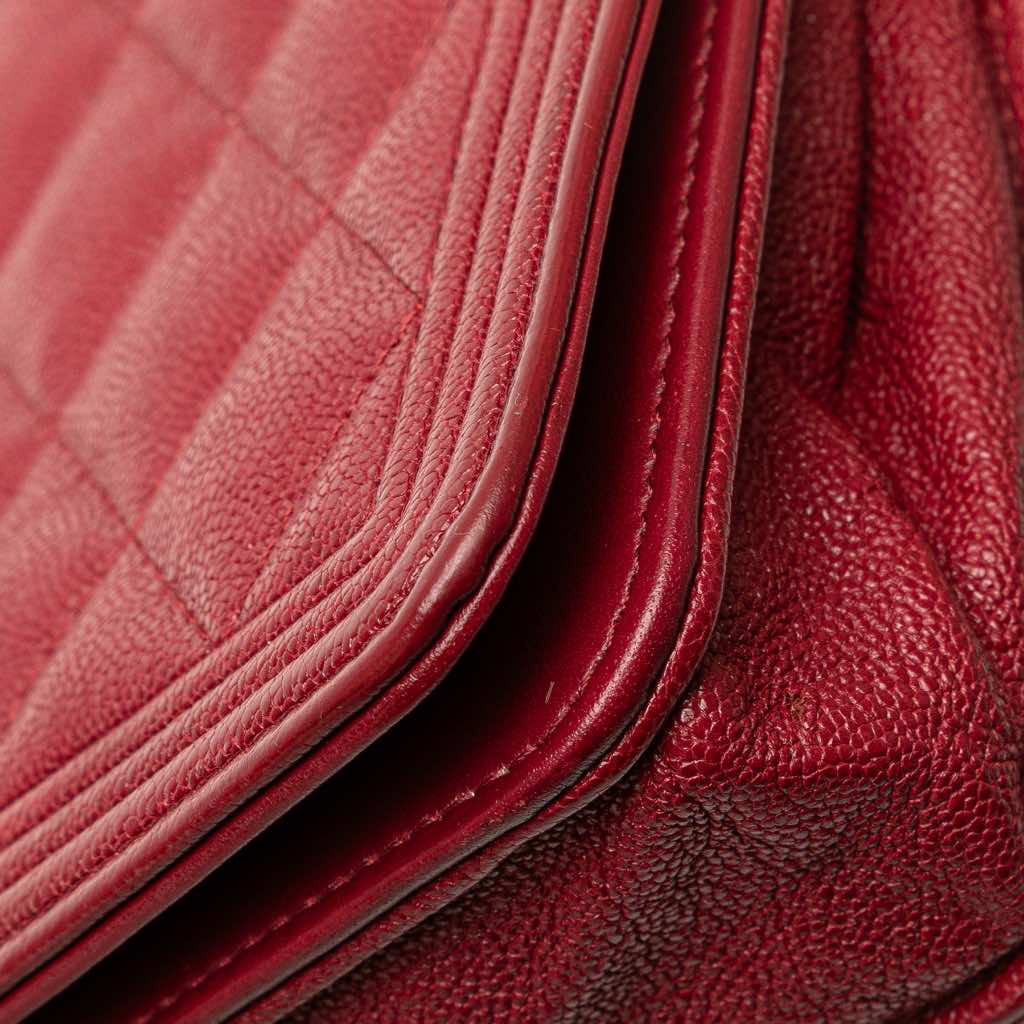 Chanel Quilted Caviar Boy Wallet on Chain - Image 13