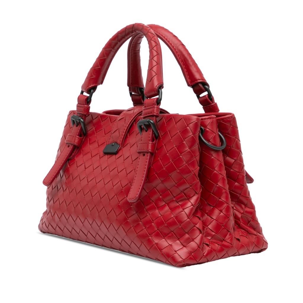 Bottega Veneta Mini Nappa Intrecciato Roma Satchel - 2