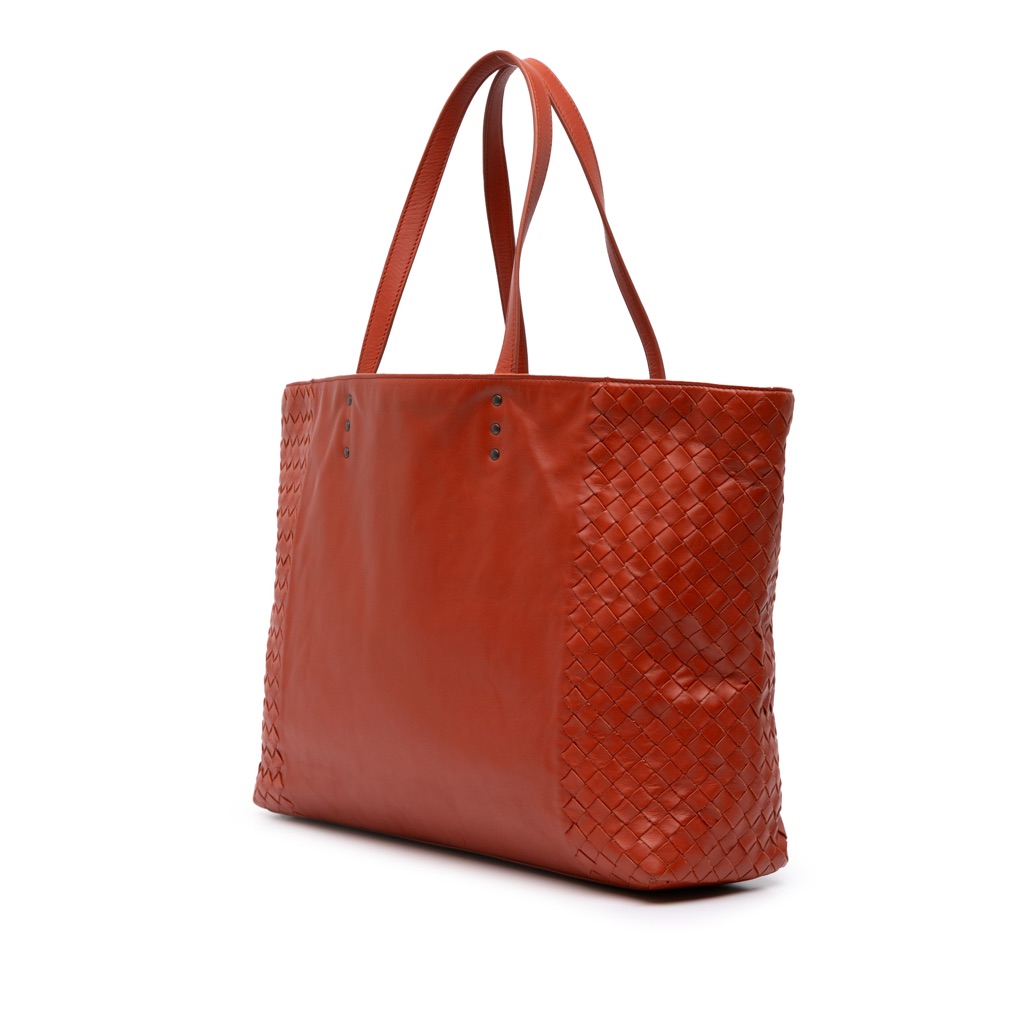 Bottega Veneta Leather Intrecciato Tote - 2