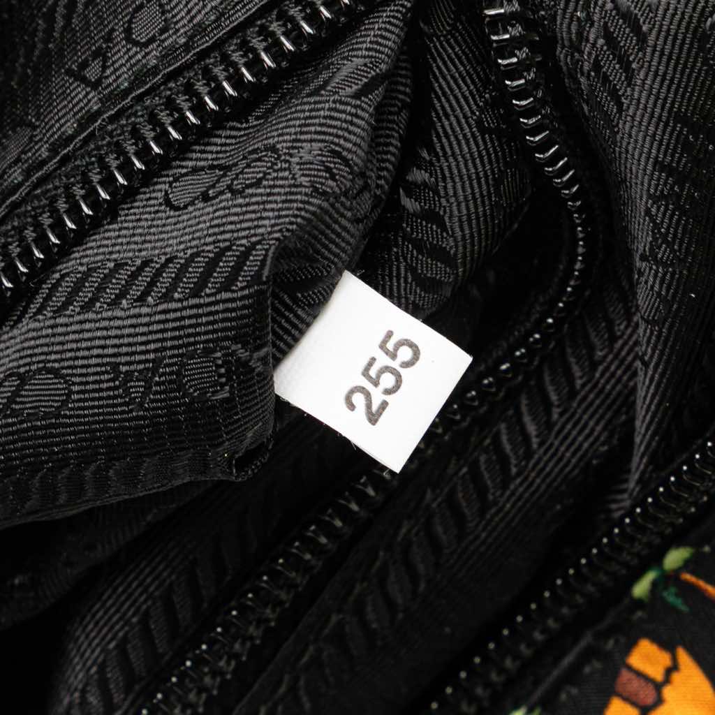 Prada Small Tessuto Saint Palm Cosmetic Pouch - Detail 2