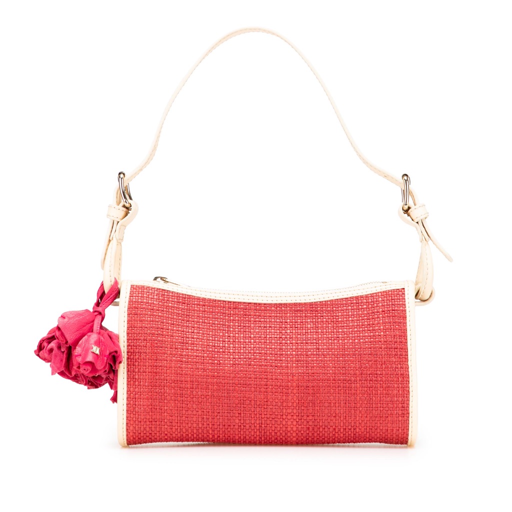 Celine Raffia Shoulder Bag