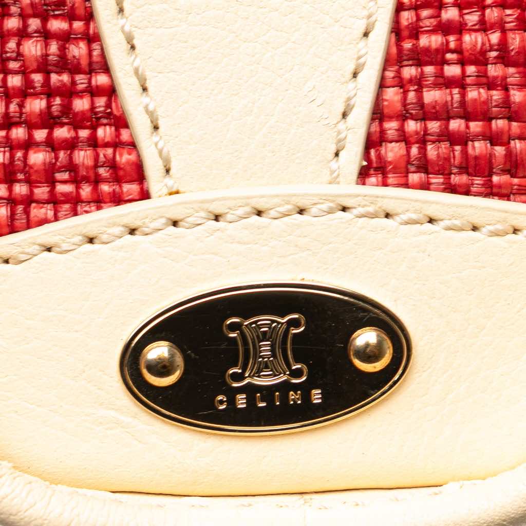 Celine Raffia Shoulder Bag - Detail 2