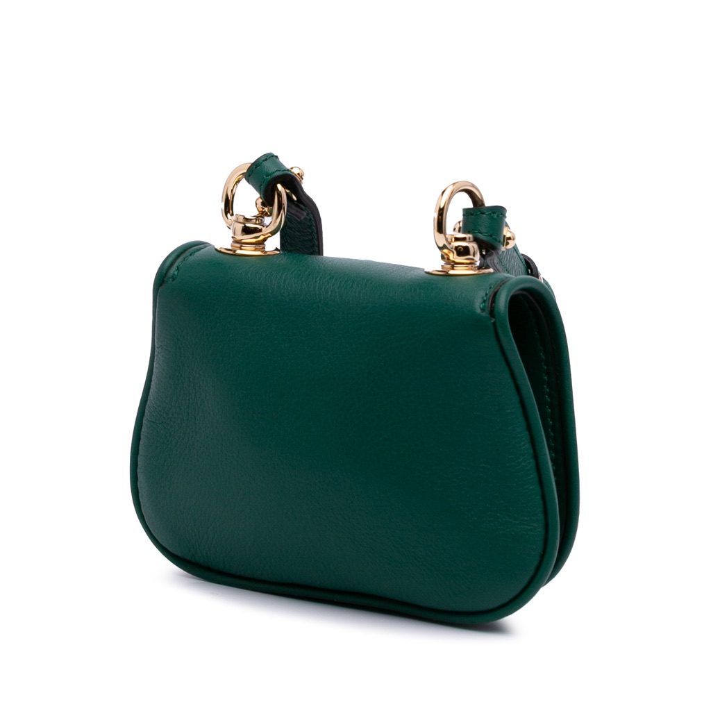 Gucci Textured Calfskin Blondie Card Case on Strap - 2