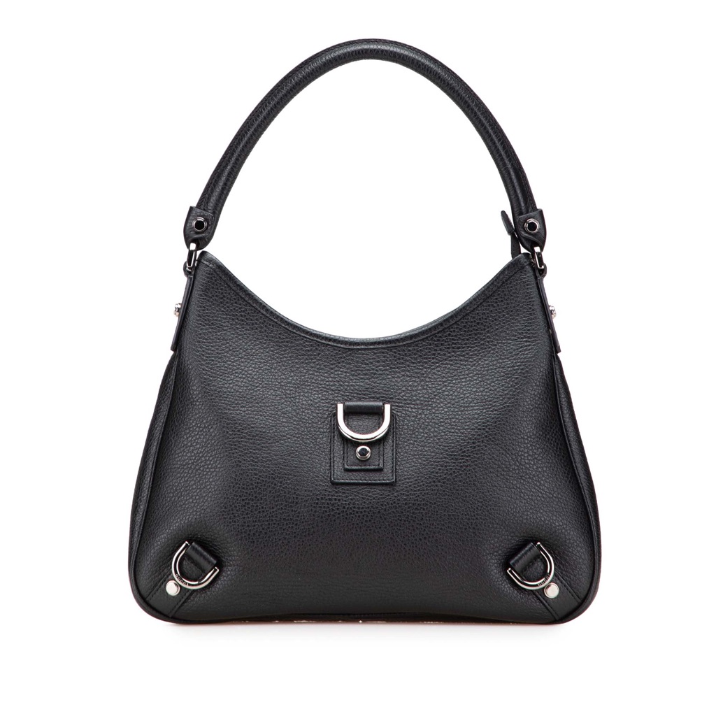 Gucci Pebbled Leather Abbey D Ring Shoulder Bag