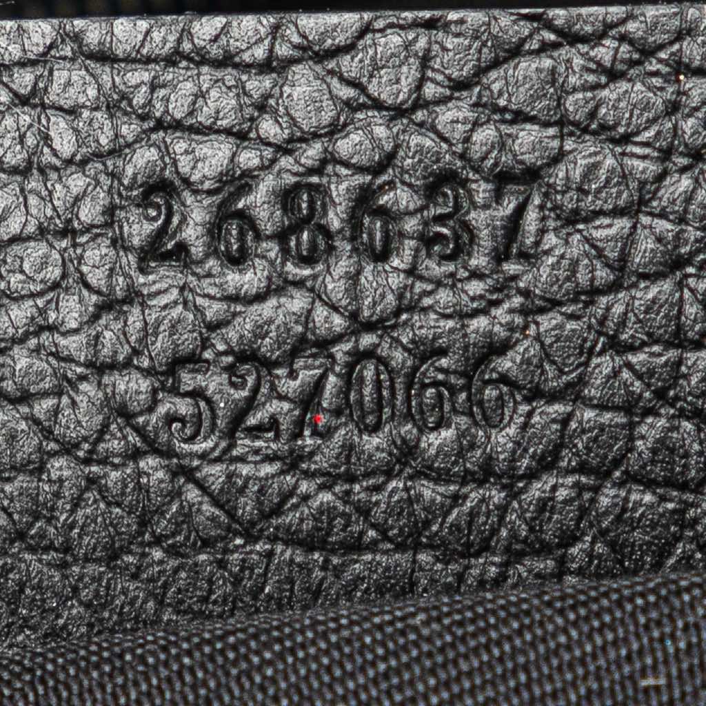 Gucci Pebbled Leather Abbey D Ring Shoulder Bag - Detail 1