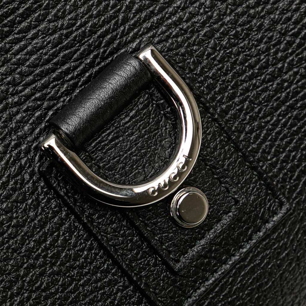 Gucci Pebbled Leather Abbey D Ring Shoulder Bag - Image 10