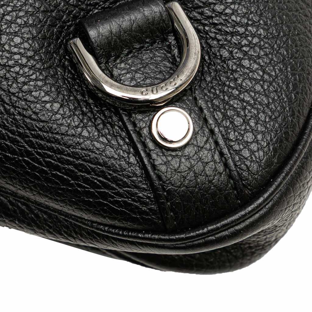Gucci Pebbled Leather Abbey D Ring Shoulder Bag - Image 12