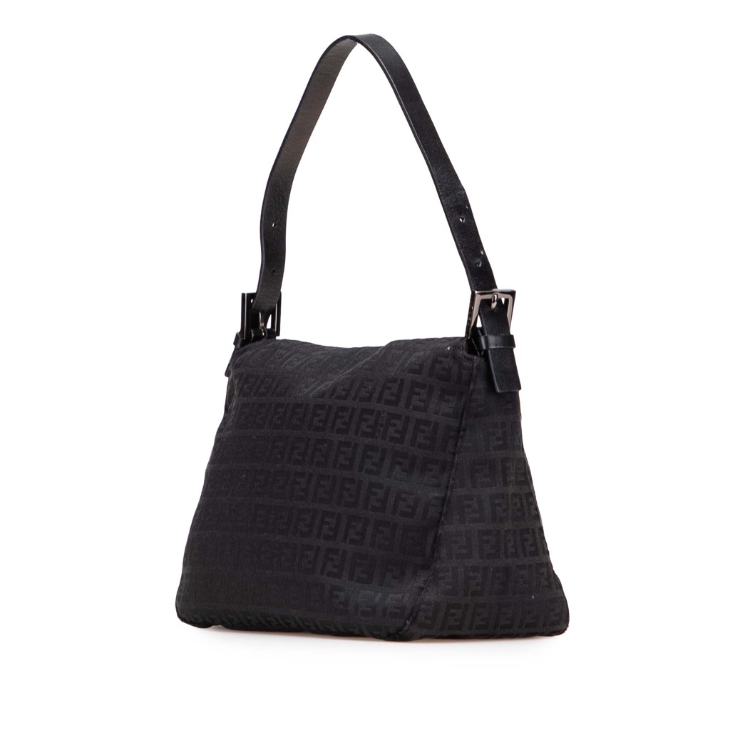 Fendi Zucchino Canvas Double Flap Mamma - 2